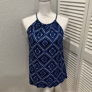 Lucky Brand Halter Neckline Flowy Tank Top